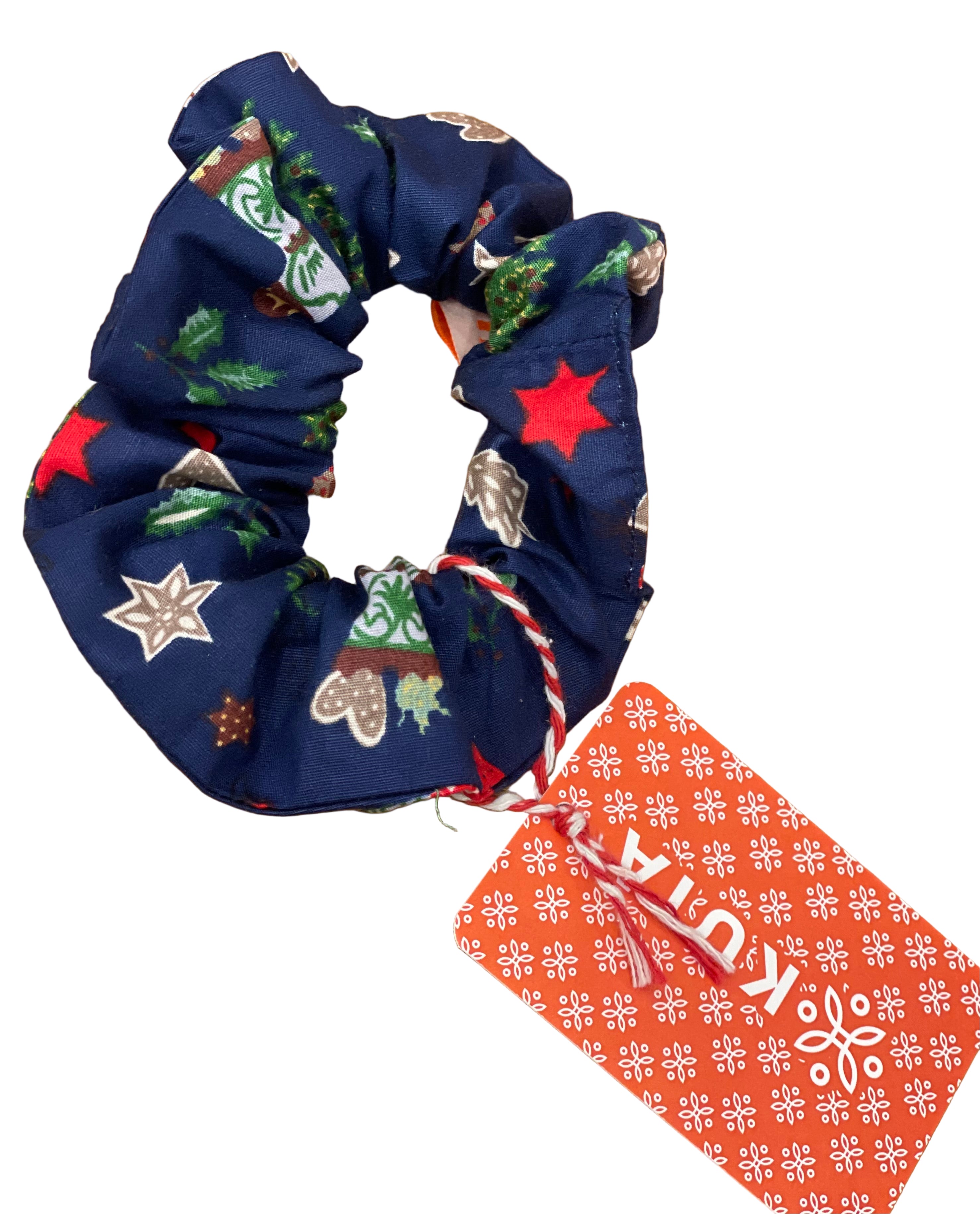 Handmade Festive Kuta Scrunchies