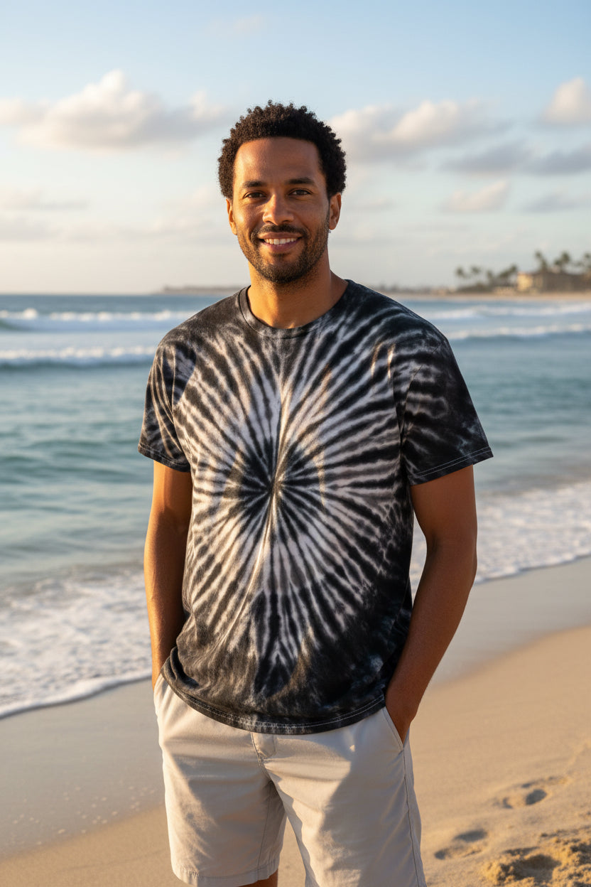 Kuta adult unisex tie dye t-shirt.